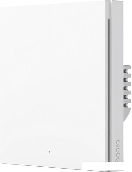 Выключатель Aqara Smart Wall Switch H1 одноклавишный без нейтрали (белый)