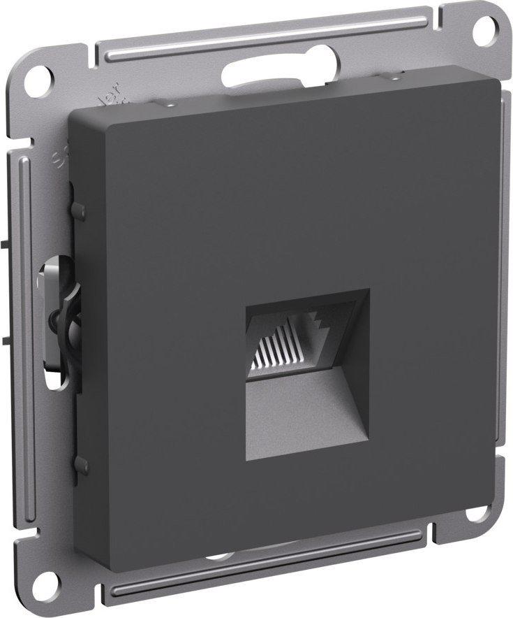 Розетка компьютерная Systeme Electric AtlasDesign ATN001486 (базальт)