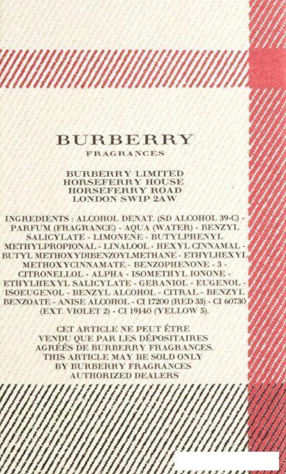 Парфюмерная вода Burberry London EdP (30 мл)