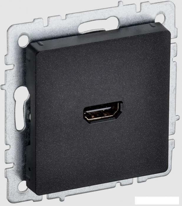 Розетка HDMI IEK Brite РHDMI-0-БрЧ