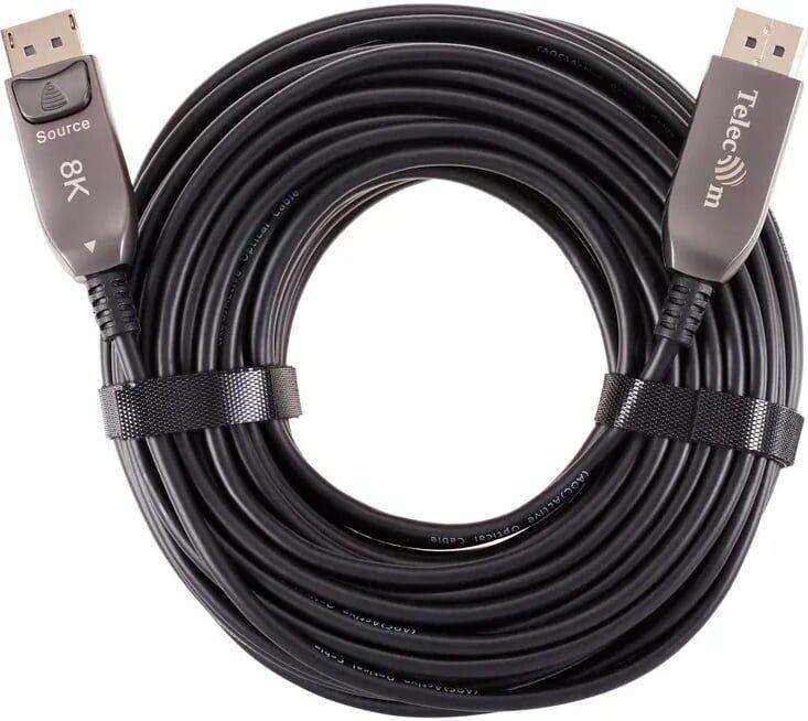 Кабель Telecom TCG2130-20M DisplayPort - DisplayPort (20 м, черный)