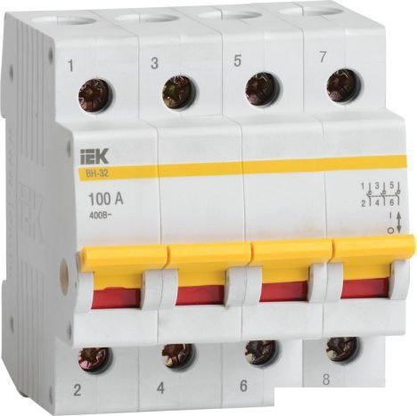 Выключатель нагрузки IEK ВН-32 4Р 63А MNV10-4-063
