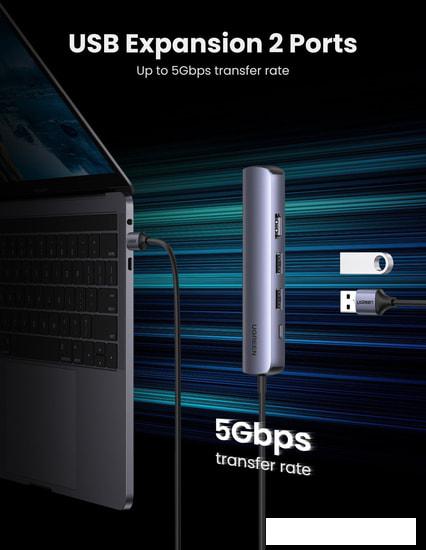 USB-хаб Ugreen CM418 10919