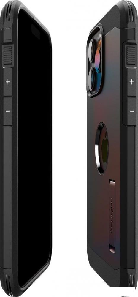 Чехол для телефона Spigen Tough Armor (MagFit) для iPhone 15 Pro ACS06733 (черный)