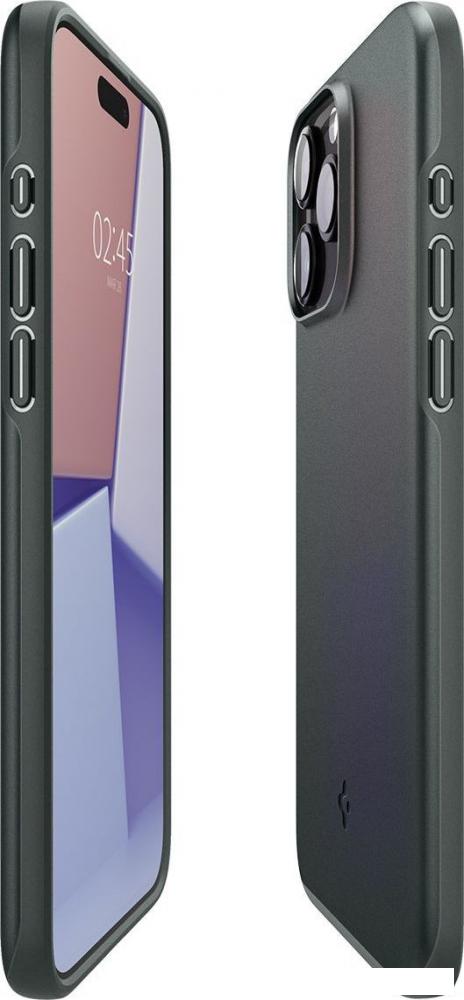 Чехол для телефона Spigen Thin Fit для iPhone 15 Pro Max ACS06548 (зеленый)