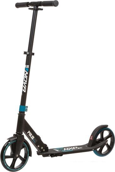 Двухколесный подростковый самокат Novatrack Polis 200 Pro'10 200.POLIS.BL21 (синий)
