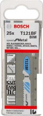 Набор пильных полотен Bosch T121BF 2608636703 (25 шт)