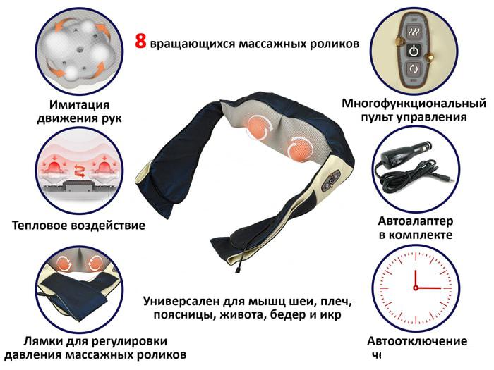 Массажер для шеи и плеч  Planta MSH-400