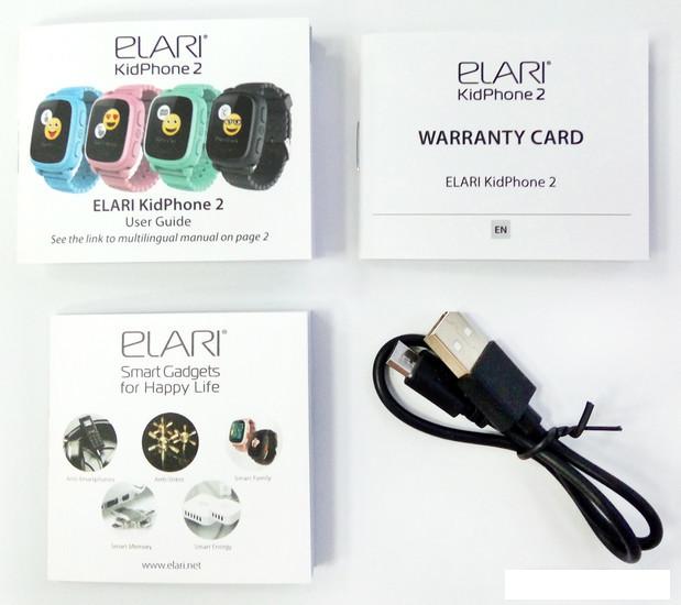 Детские умные часы Elari KidPhone 2 (розовый)