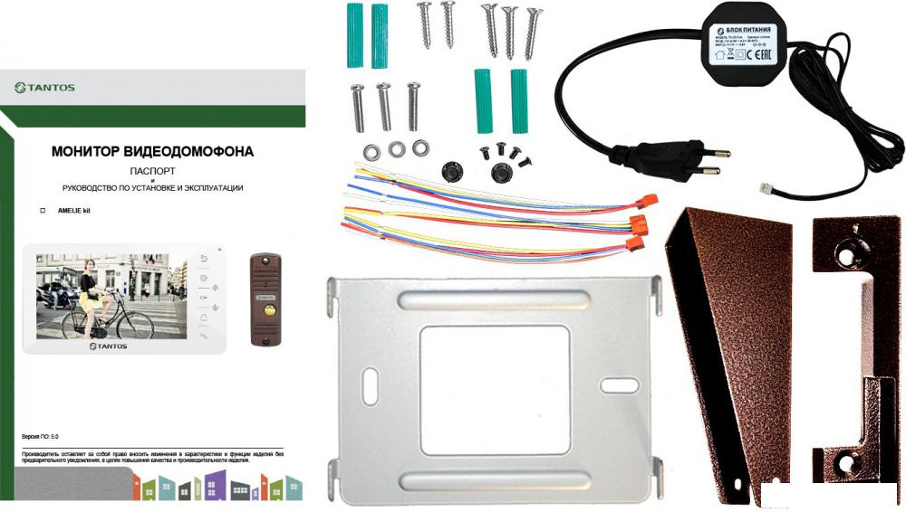 Видеодомофоны, контроллеры доступа и аксессуары Tantos LILU kit