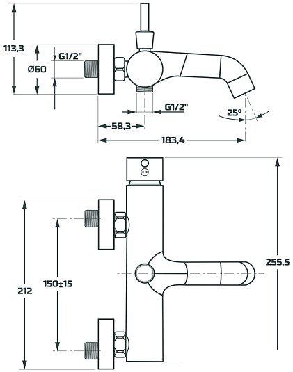 Смеситель Maxonor Pure Life PL3287-6