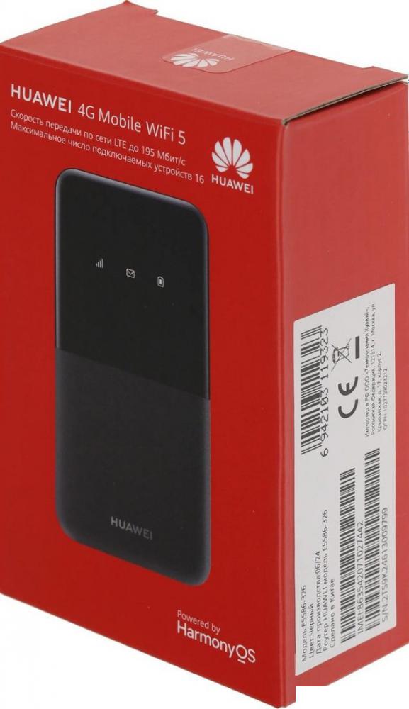 Мобильный 4G Wi-Fi роутер Huawei E5586-326 (черный)