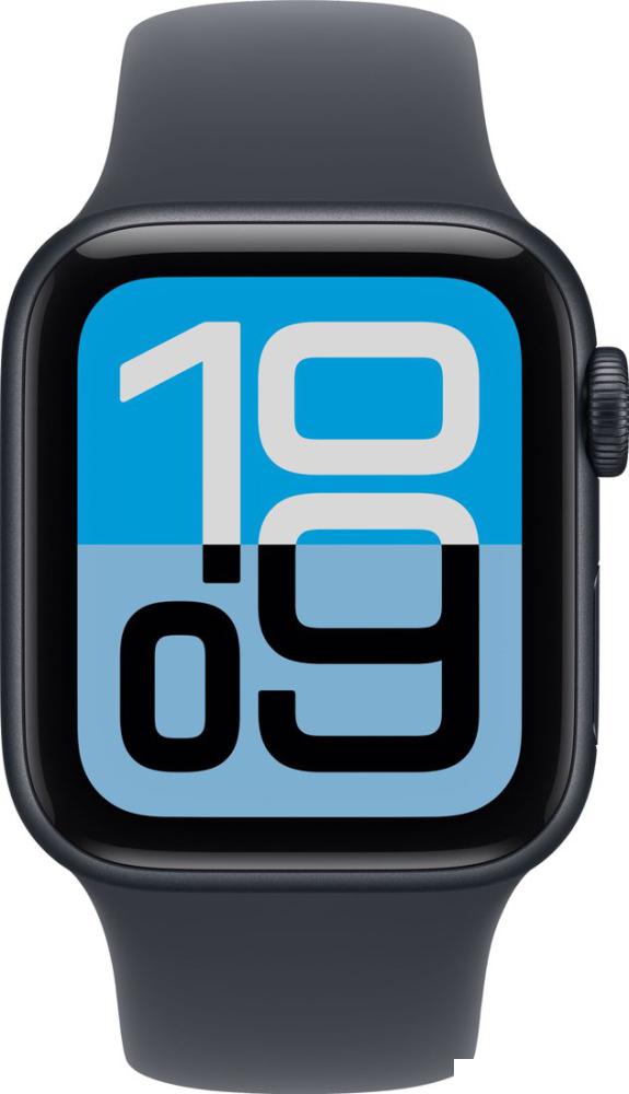 Умные часы Apple Watch SE 3 40 мм (алюминиевый корпус, полуночный/полуночный, спортивный силиконовый ремешок M/L)