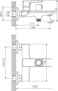 Смеситель Haiba HB60176 (хром)