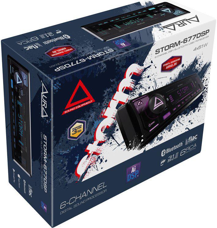 USB-магнитола Aura Storm-677DSP