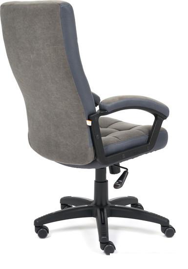 Офисное кресло TetChair Trendy (флок/ткань, серый)
