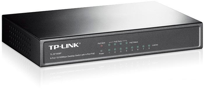 Неуправляемый коммутатор TP-Link TL-SF1008P