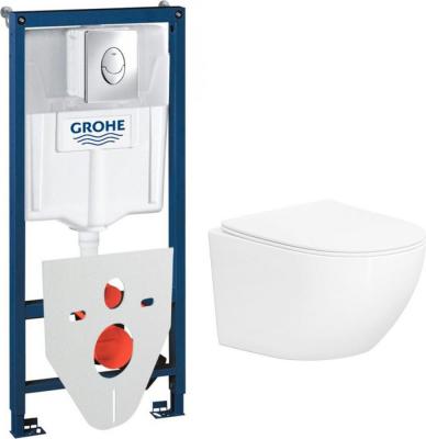 Унитазы Lauter Sulzdorf + GROHE Rapid SL 38721001 + панель GROHE 37131000 (белый с микролифтом)