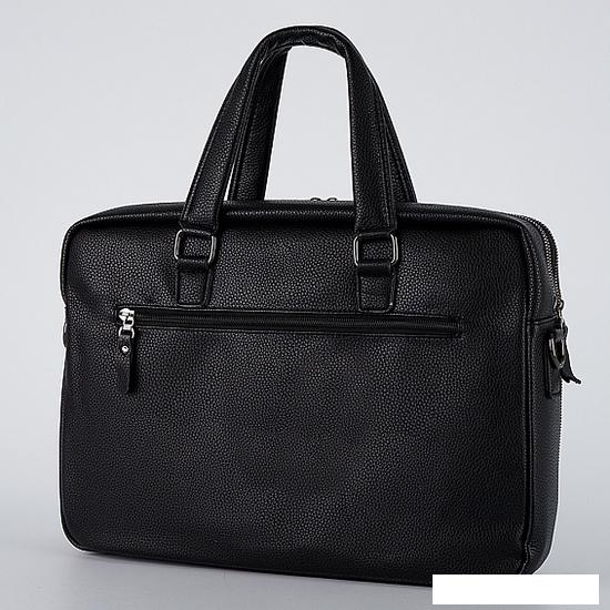 Мужская сумка Poshete 249-8193-8-BLK (черный)
