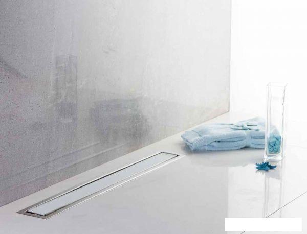 Трап/канал Pestan Confluo Premium White Glass Line 550