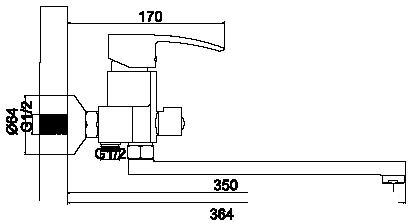 Смеситель Ledeme H43 L2243