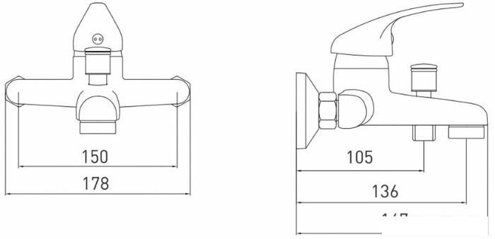 Смеситель Gross Aqua Basic 2237257C