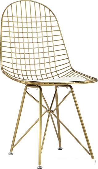 Стул Stool Group Eiffel (золотой/белая подушка)