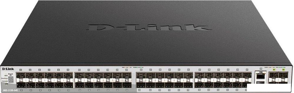 Управляемый коммутатор 3-го уровня D-Link DGS-3130-54S/B1A