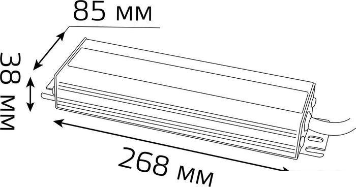 Блок питания Gauss 200W 24V IP66 202022400
