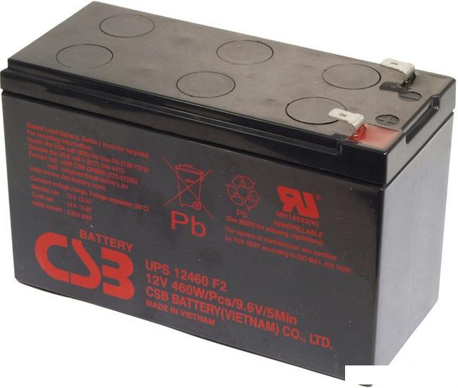 Аккумулятор для ИБП CSB Battery UPS12460 F2 (12В/9 А·ч)