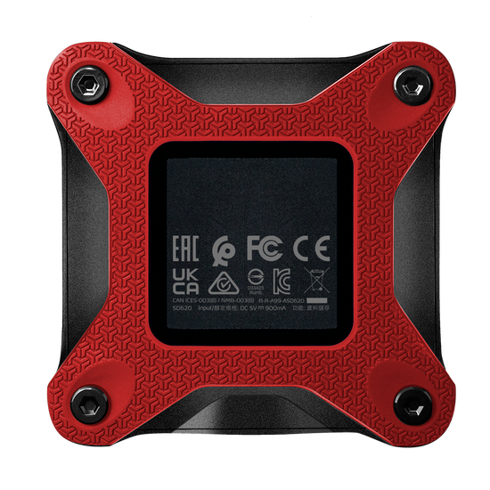 Внешний накопитель ADATA SD620 512GB SD620-512GCRD