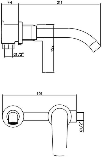 Смеситель Esko SM28 B