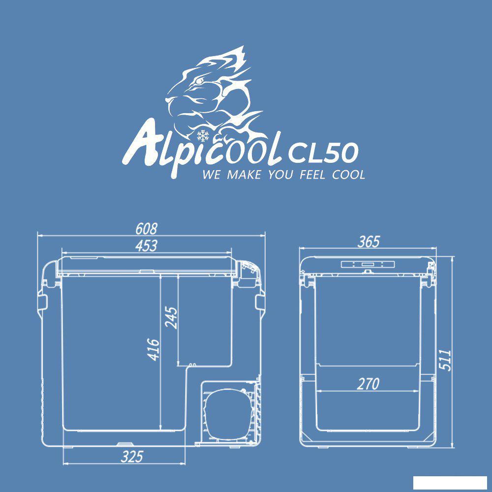 Автохолодильники, термобоксы, термосумки Alpicool CL50