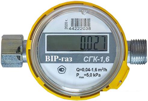 Счетчики газа Эрготех ВIP-газ СГК-1.6 с НГ