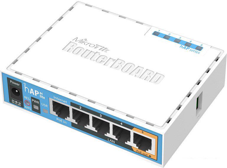 Беспроводные маршрутизаторы Mikrotik hAP ac lite [RB952Ui-5ac2nD]