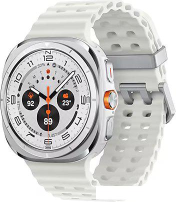 Умные часы Samsung Galaxy Watch Ultra 2025 47 мм LTE (белый титан)