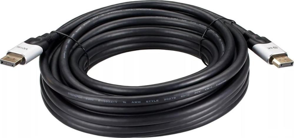 Кабель VCOM CG635-10M DisplayPort - DisplayPort (10 м, черный)