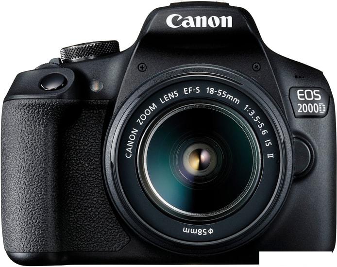 Зеркальный фотоаппарат Canon EOS 2000D Kit 18-55mm IS II