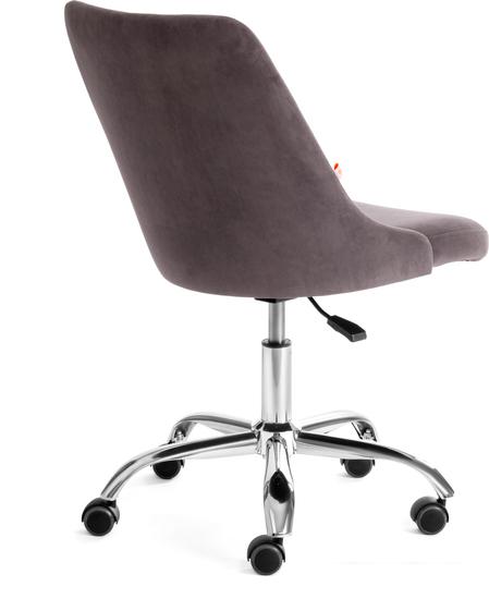 Офисное кресло TetChair Swan (флок, серый)