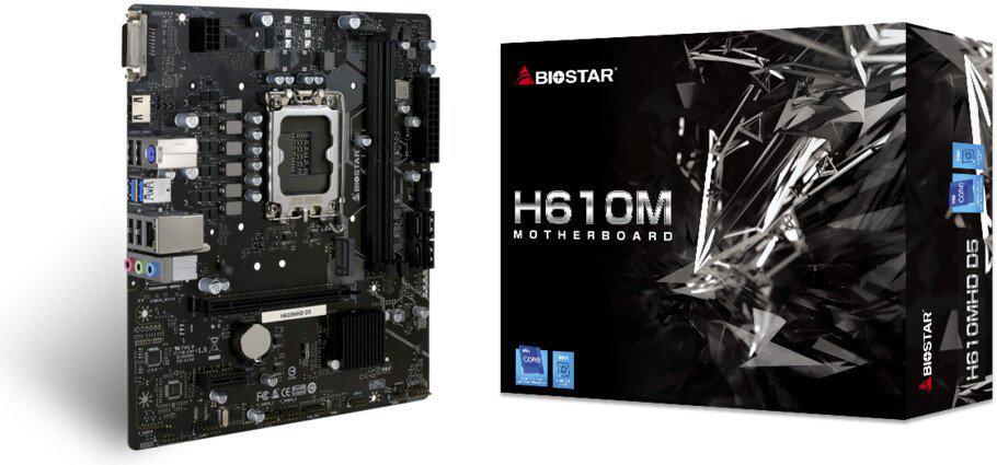 Материнская плата BIOSTAR H610MHD D5 Ver. 6.3