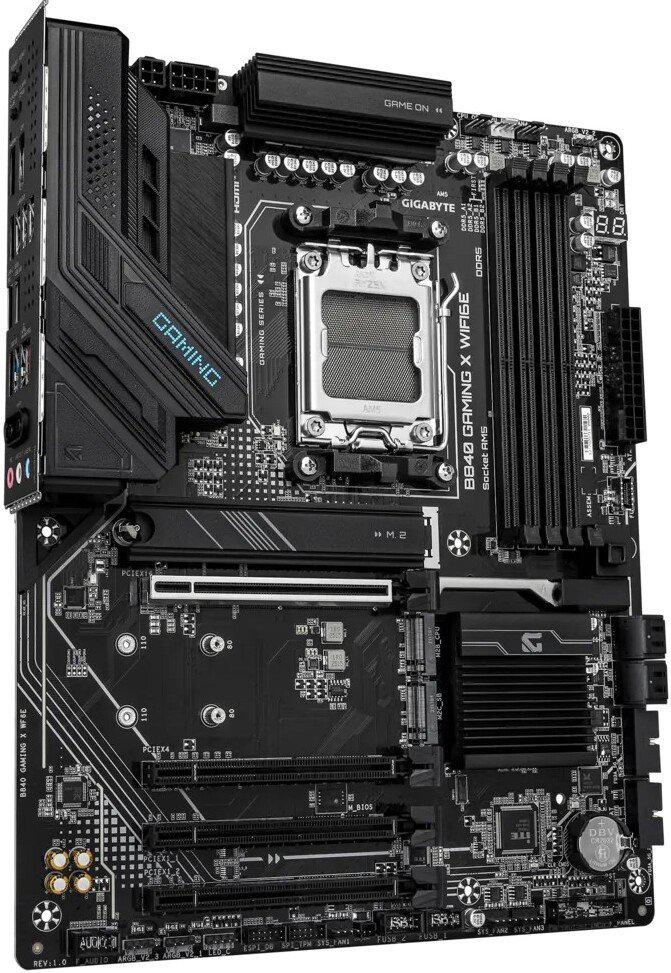 Материнская плата Gigabyte B840 Gaming X WiFi6E