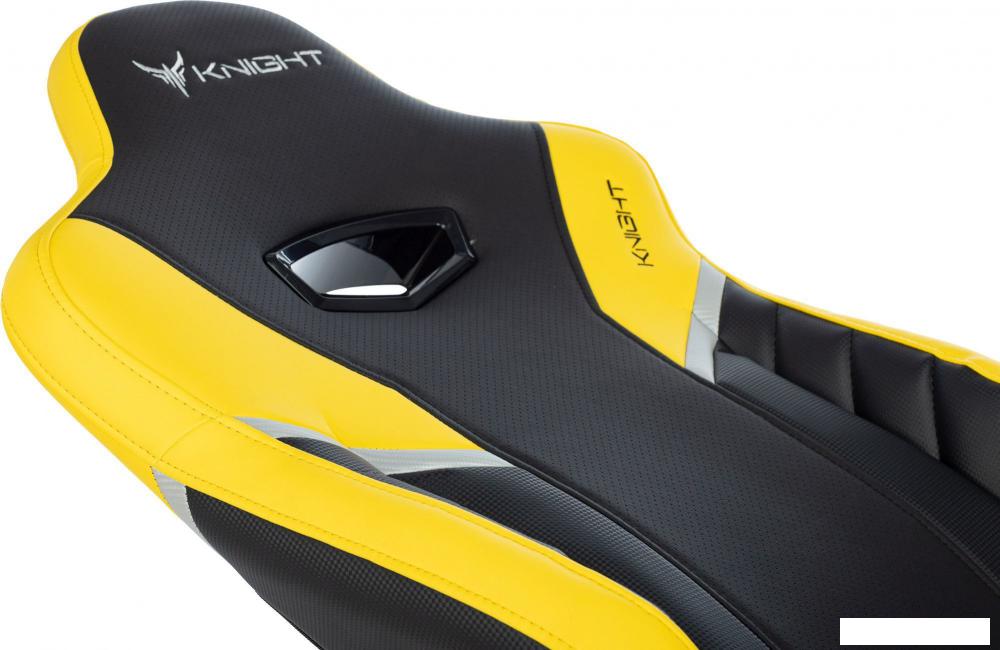 Игровое (геймерское) кресло Knight Thunder 5X (черный/желтый)