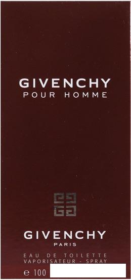 Туалетная вода Givenchy Pour Homme EdT (100 мл)