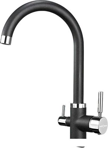 Смеситель Krona Brunnen H270 1 КА-00006917 (черный)