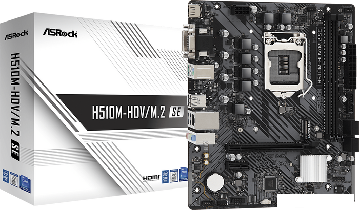 Материнская плата ASRock H510M-HDV/M.2 SE