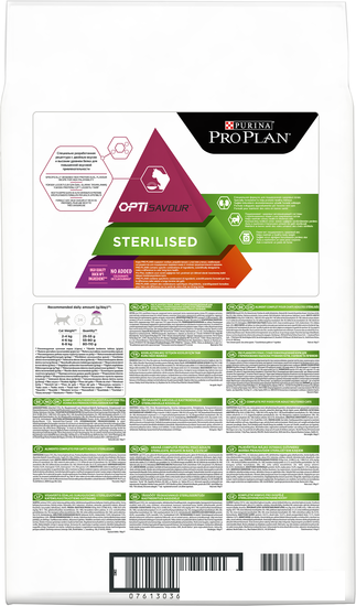 Сухой корм для кошек Pro Plan Sterilised Adult OptiSavour с уткой и печенью 10 кг