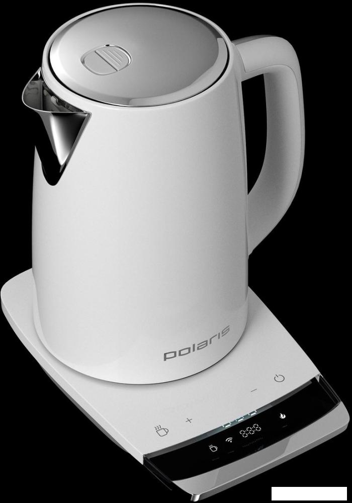 Электрический чайник Polaris PWK 1755CAD WIFI IQ Home (белый)