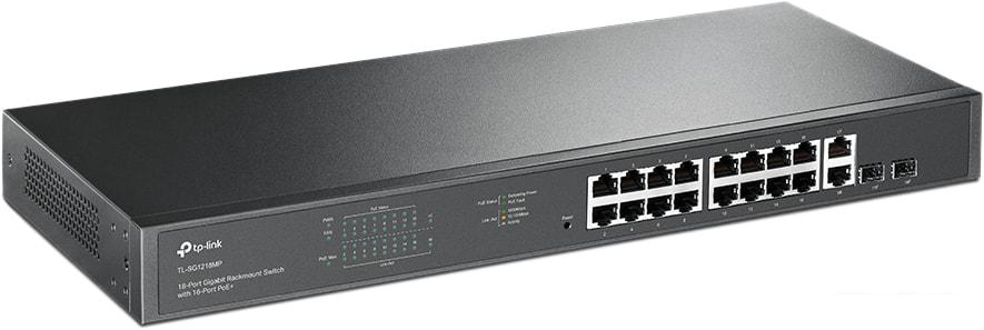 Неуправляемый коммутатор TP-Link TL-SG1218MP