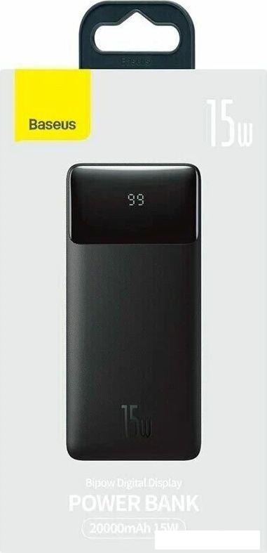 Внешний аккумулятор Baseus Bipow Digital Display 20000mAh (черный)