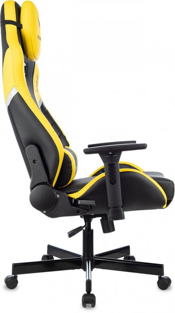 Игровое (геймерское) кресло Knight Thunder 5X (черный/желтый)